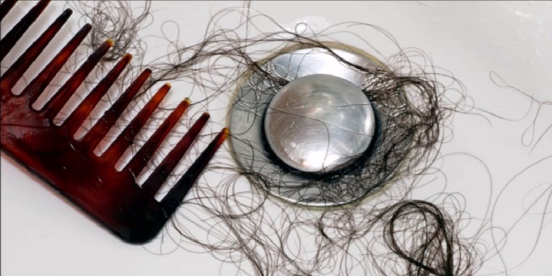 Accumulation of Hair in drain clogs